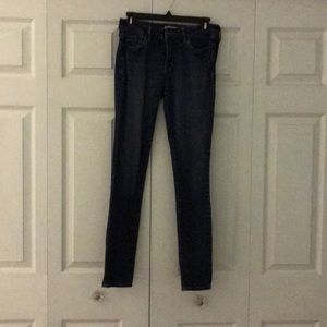Abercrombie super skinny dark wash jeans